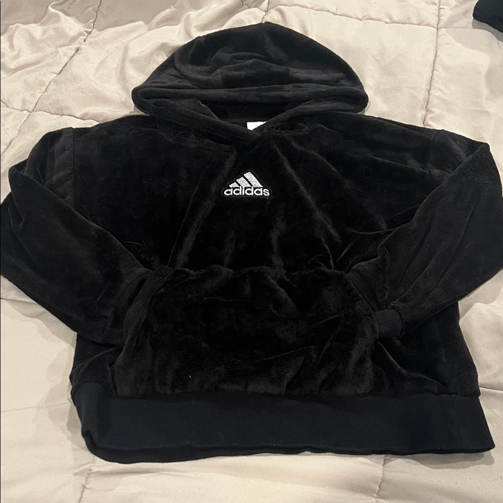 Adidas Black Fleece Hoodie